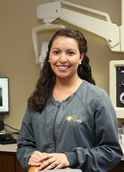 Nursing student in classroom